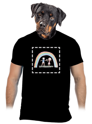 Detské kresby - Nahraj vlastnú pánske tričko Black