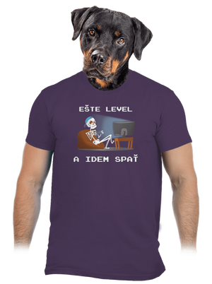 Ešte level pánske tričko Urban Purple