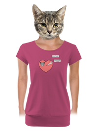 dámske tričko s lemom