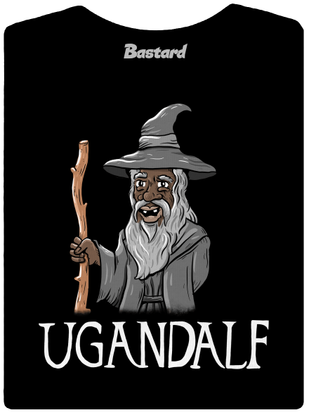 Ugandalf dámske tričko Black