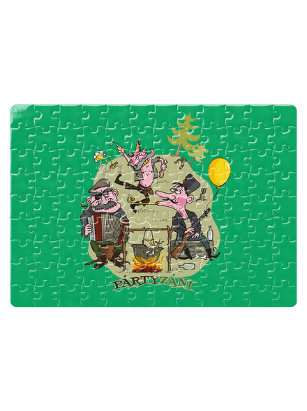 Pártyzáni puzzle White