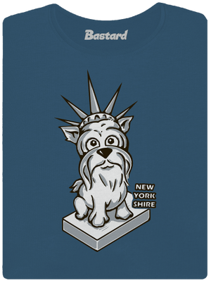 New Yorkshire dámske tričko prémium Petrol Blue