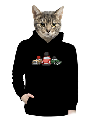 dámska mikina klokanka