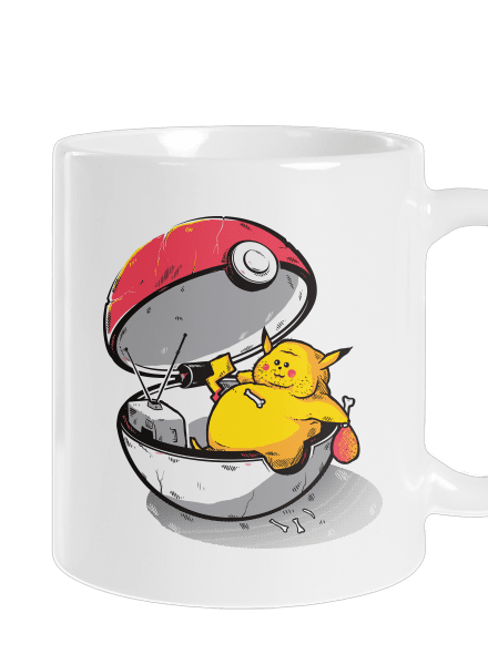 Koniec pokémona klasický hrnček White