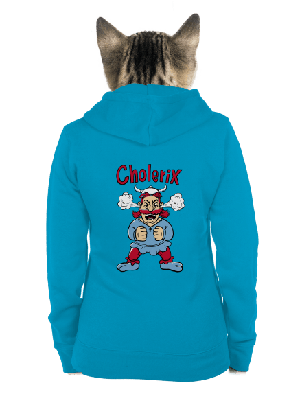 Cholerix dámska mikina na zips Blue Atol