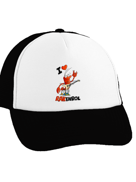 Rakenrol šiltovka truckerka Black cap