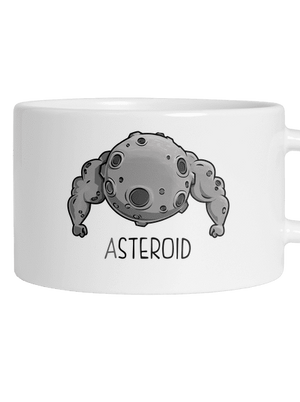 Asteroid hrnček makronka White