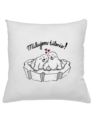 Milujem túlenie vankúš White