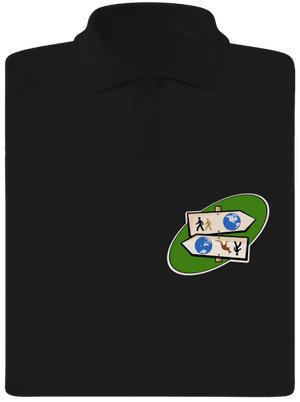 Diaľkový pochod pánska polokošeľa Black