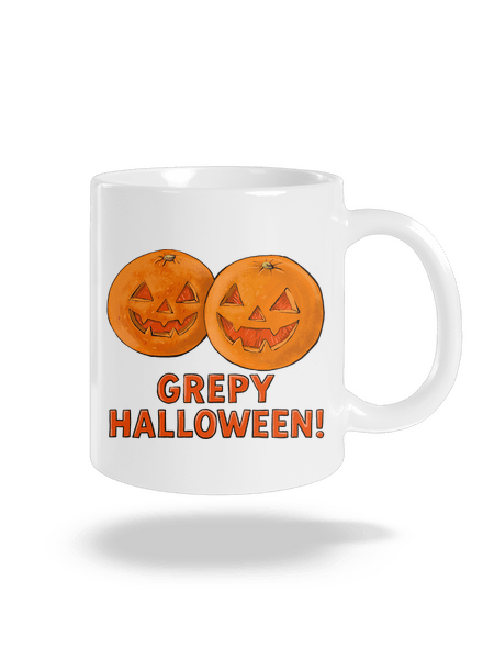 Grepy Halloween klasický hrnček White