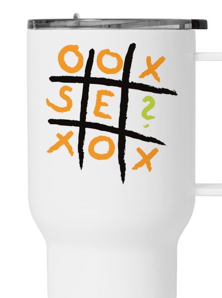 Piškvorky termohrnček White