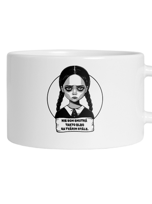 Nie som smutná hrnček makronka White