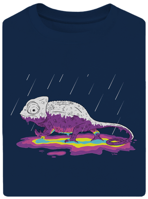 Odkryté tajomstvo unisex tričko oversized Midnight Blue