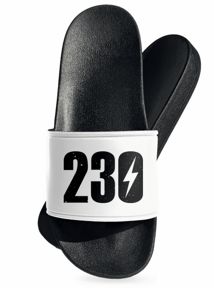 230 V šľapky White