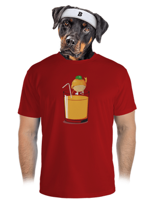 Opitý pomaranč pánske športové tričko Red Mal