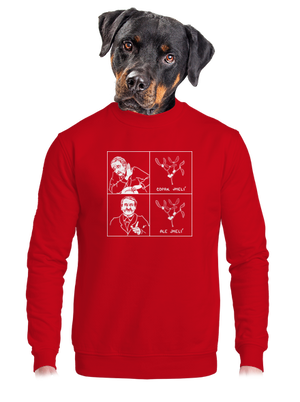 Cimrman: Copak jmelí unisex mikina bez kapucne Red