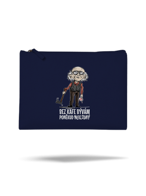Neklidný bez kafe taštička French Navy