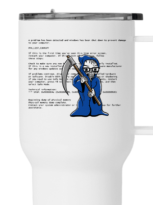 Modrá smrť termohrnček White