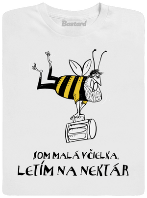 Malá včielka pánske dlhý rukáv White