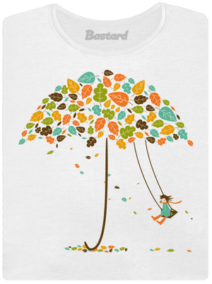 Radosť z jesene dámske tričko prémium White