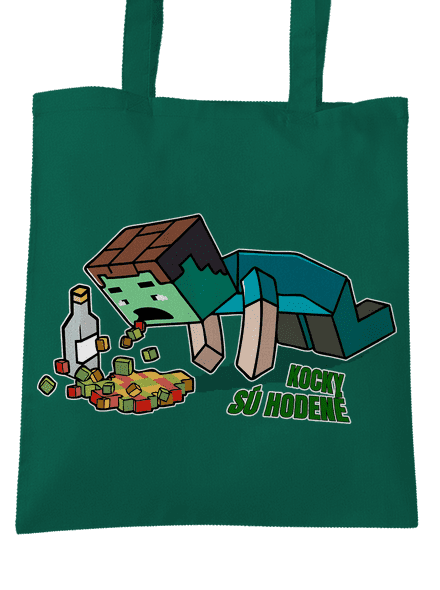 Kocky sú hodené taška Bottle Green WM