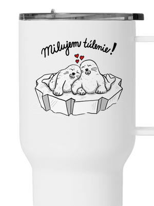 Milujem túlenie termohrnček White