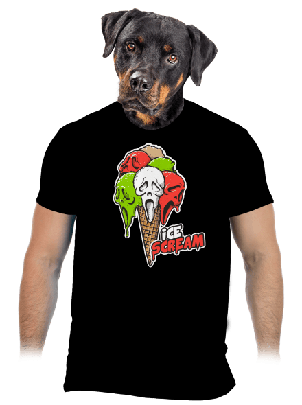Ice Scream pánske tričko Black