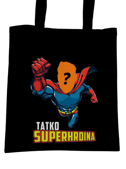 Tatko superhrdina taška Black