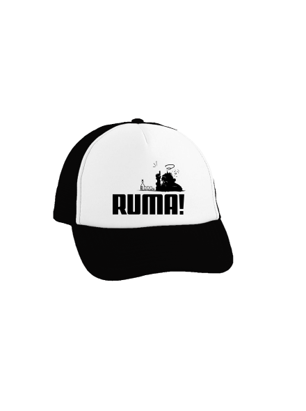 Ruma šiltovka truckerka Black cap