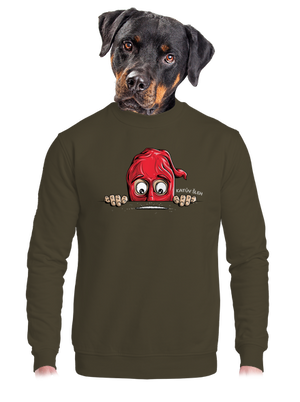 unisex mikina bez kapucne