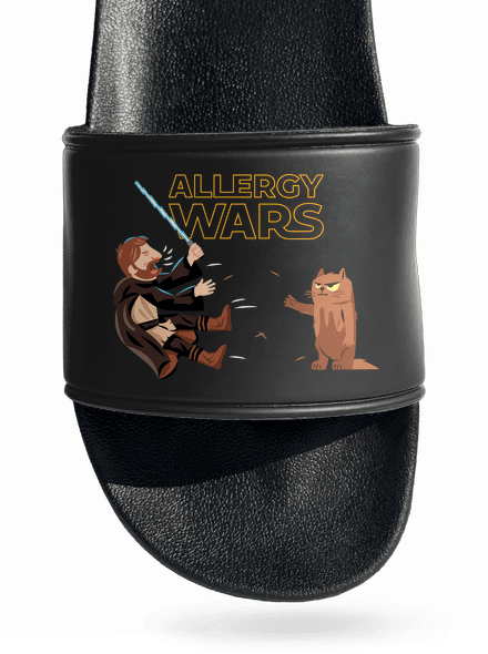 Allergy Wars šľapky Black