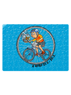 Cyklistický horoskop: Ryby puzzle White