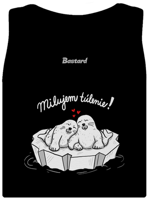 Milujem túlenie dámske tielko klasické Black