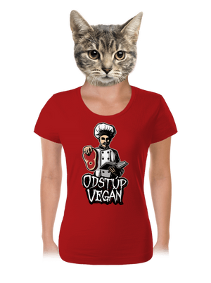 Odstup vegane dámske tričko Red Mal