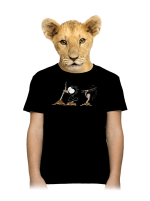 Nesprávny koniec detské tričko Black