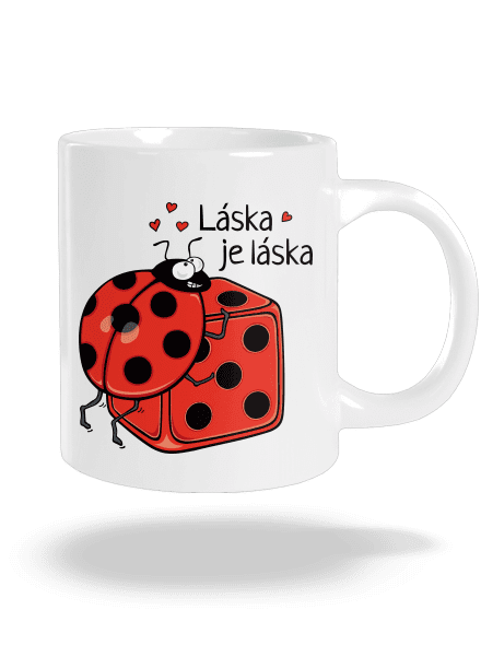 Láska je láska veľký hrnček White