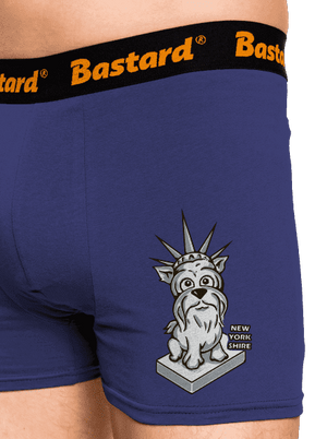 New Yorkshire boxerky Blue Navy