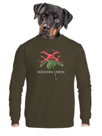 unisex mikina bez kapucne