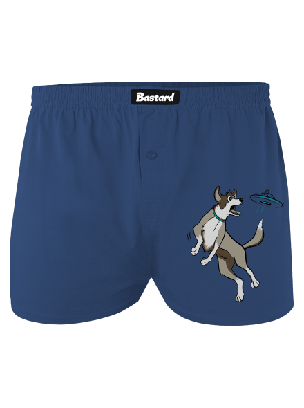 Lietajúci tanier pánske trenky Blue