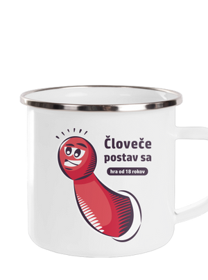 Človeče postav sa plecháčik White