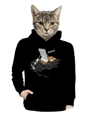dámska mikina klokanka