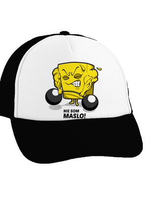 Nie som maslo šiltovka truckerka Black cap