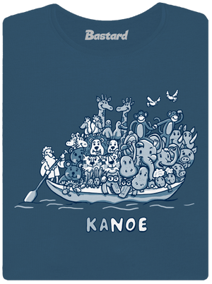 Noemova archa dámske tričko prémium Petrol Blue