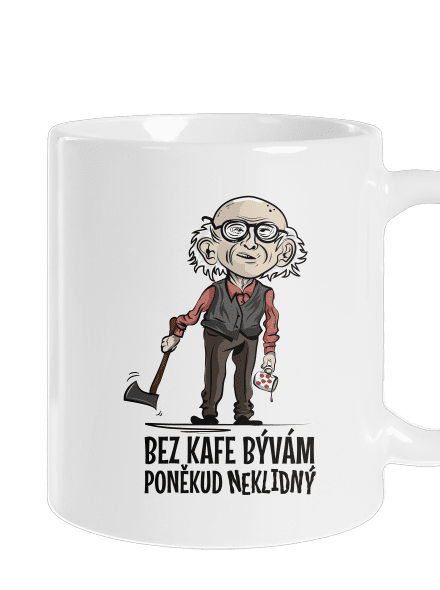 Neklidný bez kafe klasický hrnček White