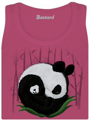 Dve spiace pandy dámske tielko klasické Magenta