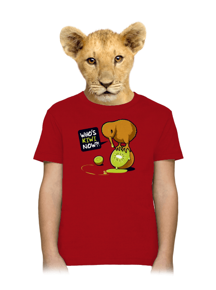 Kiwi detské tričko Red