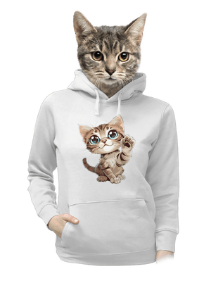 dámska mikina klokanka