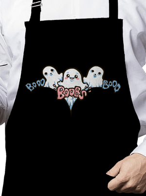 Boobs zástera Black