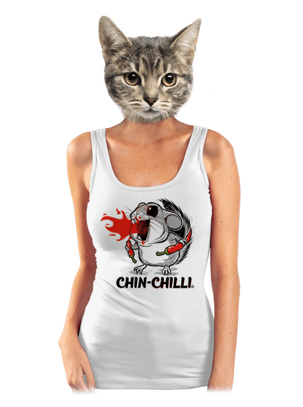 Chinchilli dámske tielko klasické White