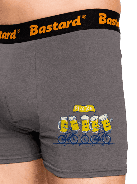 Pivotón boxerky Gray Melange
